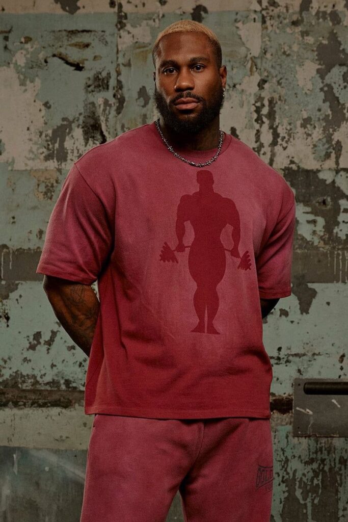 Gold's Gym Shadow Oversized T-Shirt