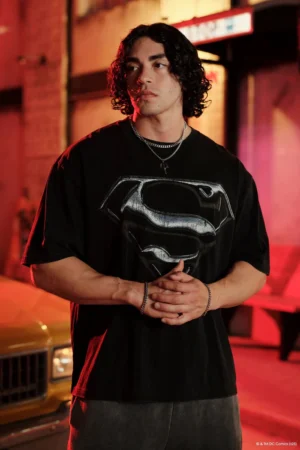 YoungLA Superman Graphic Tees Chrome Logo