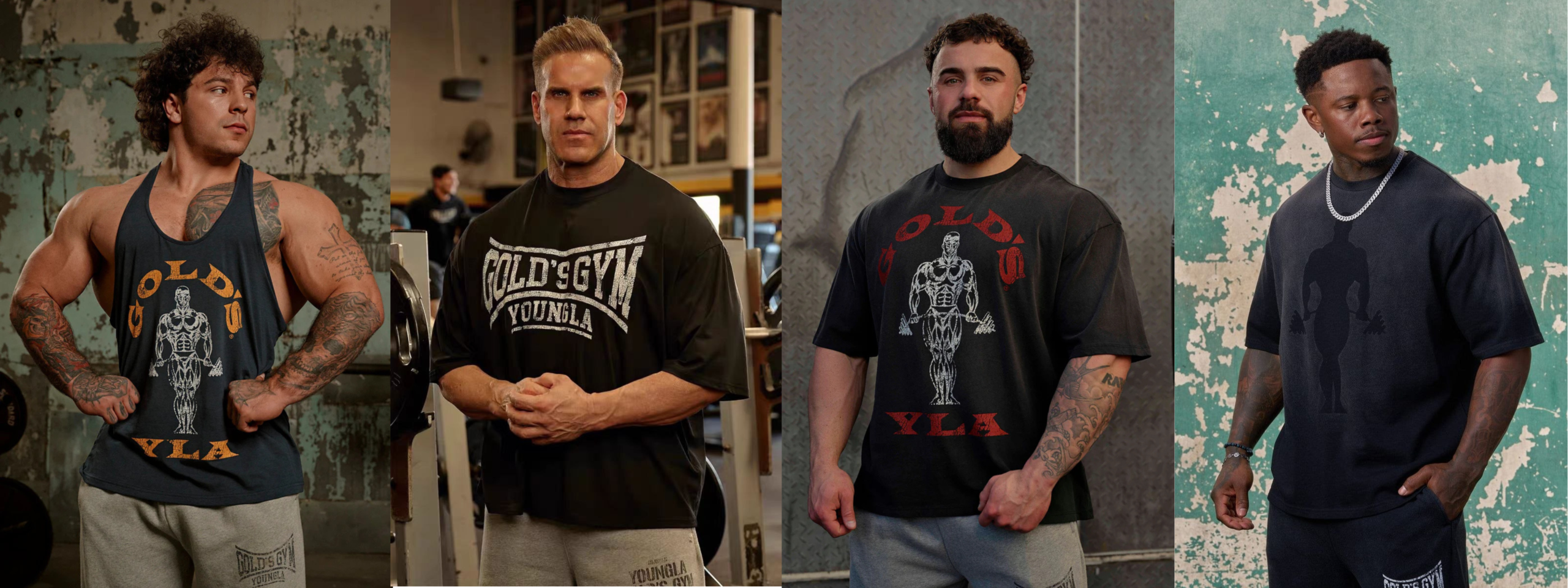 Gold's Gym Shadow Oversized T-Shirt