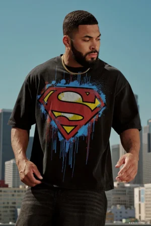 YoungLA Superman Graphic Tees The Painting